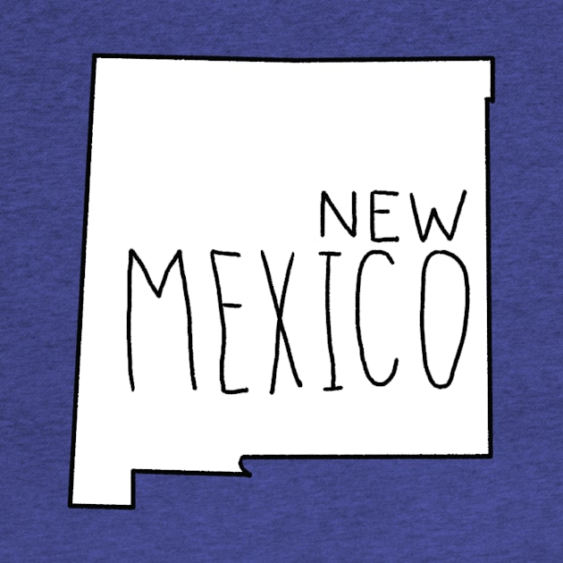 The State of New Mexico - Blank Outline by loudestkitten